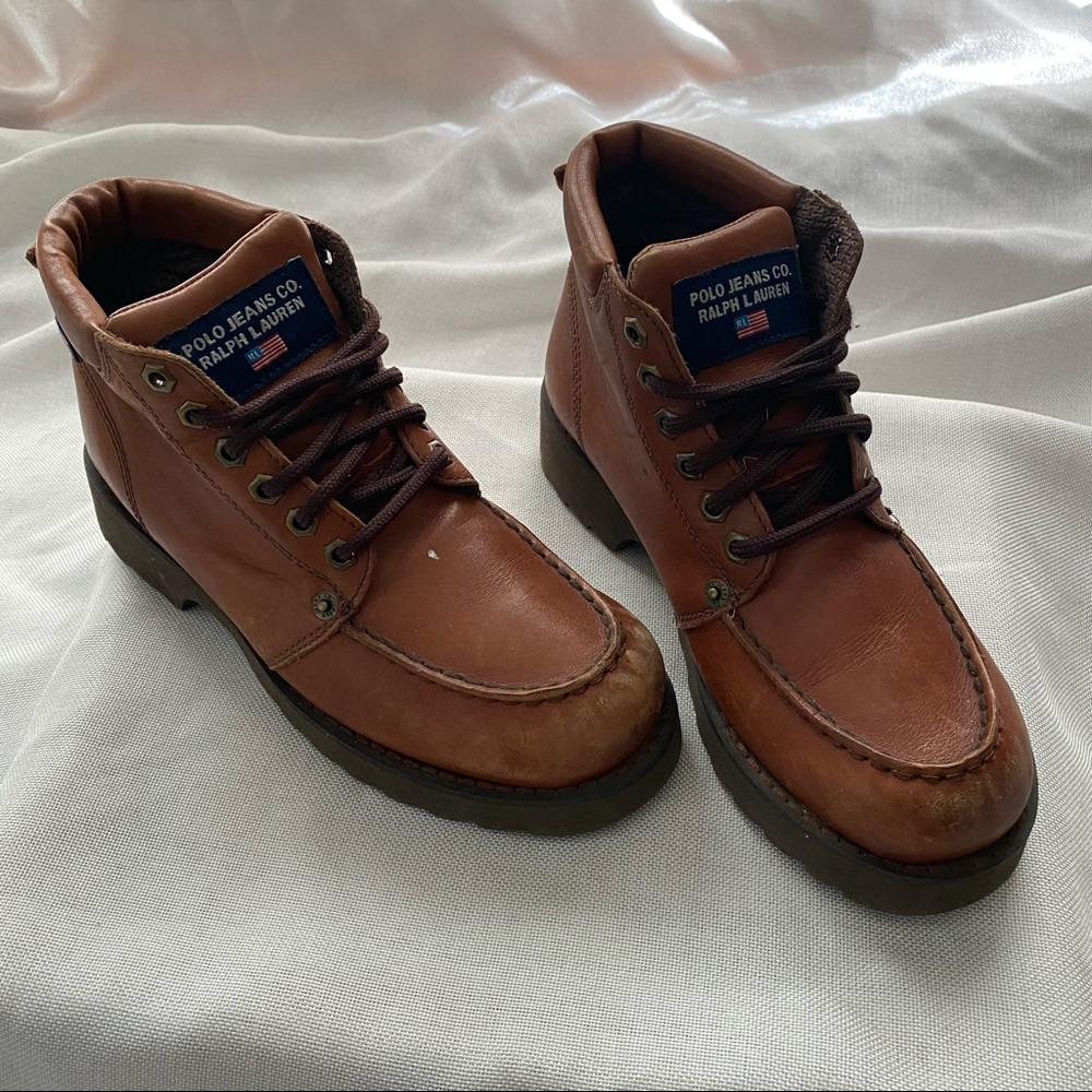 Polo Jeans Co. Ralph Lauren Leather Boots